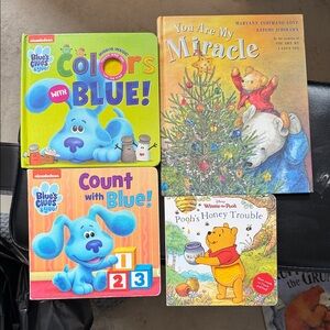 Blue's Clues & Winnie the Pooh Kids Book Set